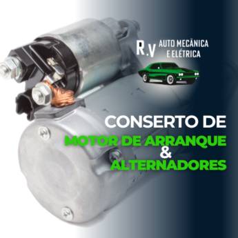 Comprar o produto de Conserto de Motor de Arranque e Alternadores  em Mecânica em geral pela empresa R V Auto Mecânica e Elétrica  em Itapetininga, SP por Solutudo