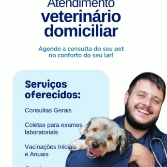Comprar o produto de Agende a consulta do seu pet no conforto do seu lar!  em Clínicas Veterinárias em Botucatu, SP por Solutudo