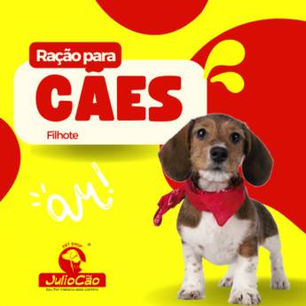 Comprar produto Ração para Cães Filhote em Ração para Cachorros pela empresa JulioCão em Itapetininga, SP