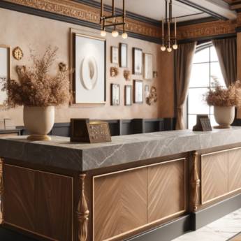 Comprar o produto de Balcões para Comércio em Geral - Versatilidade e Design - Brasília em Superfície Sólida Mineral em Brasília, DF por Solutudo