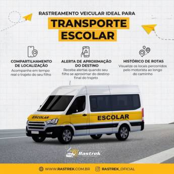 Comprar o produto de Rastreamento para veículo escolar em Bauru e região em Rastreadores em Bauru, SP por Solutudo