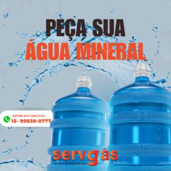 Comprar produto Venda de Água Mineral em Águas Minerais pela empresa Servgás em Itapetininga, SP