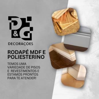 Comprar o produto de Rodapé MDF e Poliesterino em Pisos e Revestimentos em Itapetininga, SP por Solutudo