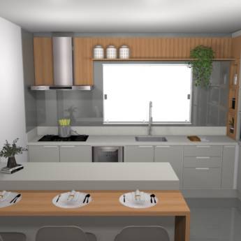 Comprar o produto de Designs Exclusivos de Cozinhas Planejadas pelo Armazém das Cozinhas em Móveis Planejados - Marcenarias em Cruz Alta, RS por Solutudo