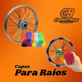 Comprar produto Capas para Raios  em Peças e Acessórios pela empresa Cabral Bike Service em Mineiros, GO