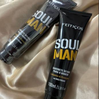 Comprar o produto de Sabonete Íntimo masculino Soul Man  em Sabonete íntimo em Mineiros, GO por Solutudo