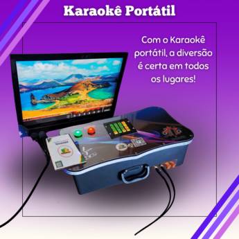 Comprar o produto de Locação de Karaokê Portátil em Karaokê em Foz do Iguaçu, PR por Solutudo