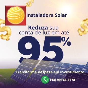 Comprar o produto de Painel Solar - Economia de Energia em Santos em Energia Solar em Santos, SP por Solutudo