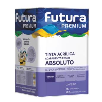 Comprar o produto de Tinta Acrílica Fosca em Tinta para pintura imobiliária em Foz do Iguaçu, PR por Solutudo