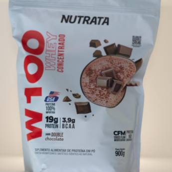 Comprar o produto de W 100 - Whey concentrado Nutrata Jundiaí em Suplementos em Jundiaí, SP por Solutudo