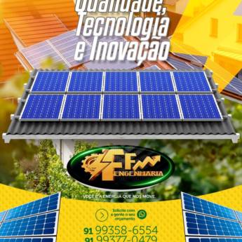 Comprar produto Placa Solar de Alta Performance - Economia e Sustentabilidade - Belém em Energia Solar pela empresa FF Engenharia em Belém, PA