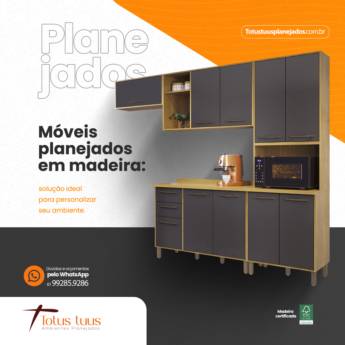 Comprar o produto de Armário Planejado – Eficiência e Elegância em Brasília em Móveis Planejados - Marcenarias em Brasília, DF por Solutudo