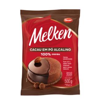 Comprar o produto de Cacau em Pó Alcalino 100% Melken 500 g em Confeitaria em Jundiaí, SP por Solutudo