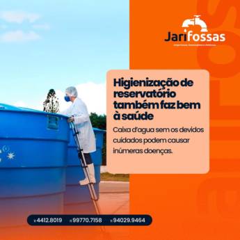 Comprar o produto de Higienização de Reservatórios - Garantindo Água Limpa e Segura em Jarinu em Desentupidoras em Jarinu, SP por Solutudo Comprar o produto de Higienização de Reservatórios - Garantindo Água Limpa e Segura em Jarinu em Desentupidoras em Jarinu, SP por Solutudo