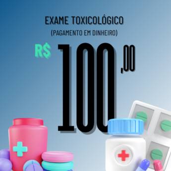 Comprar o produto de Exame Toxicológico em Bauru R$ 100 em Exames  em Bauru, SP por Solutudo