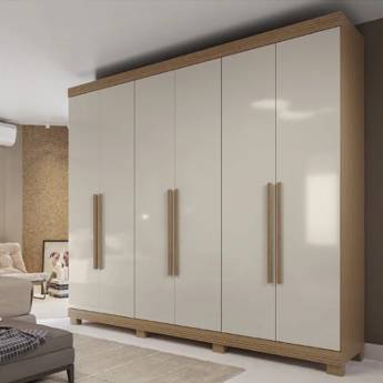 Comprar o produto de Guarda Roupa Guarapari 6 portas Móveis Rimo em Móveis em Campinas, SP por Solutudo