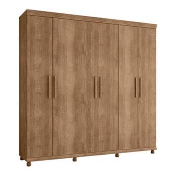 Comprar o produto de Guarda roupa Gênova 6 portas Móveis Lanza em Móveis em Campinas, SP por Solutudo