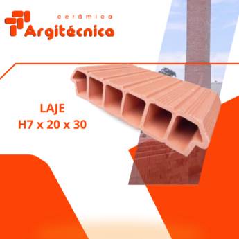 Comprar o produto de Laje de Cerâmica H7 x 20 x 30 em Lajes pela empresa Cerâmica Argitécnica  em Itapetininga, SP por Solutudo