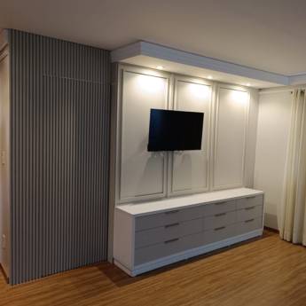 Comprar o produto de Móveis Planejados para Salas - Elegância e Funcionalidade Personalizada - São Lourenço do Oeste em Móveis Planejados - Marcenarias em São Lourenço do Oeste, SC por Solutudo