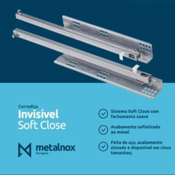 Comprar o produto de Corrediça Invisível Soft Close - Elegância e Funcionalidade - Goiânia em Carpintaria - Estruturas e Produtos de Madeira em Goiânia, GO por Solutudo