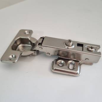 Comprar o produto de Dobradiça Reta e Curva com Amortecedor - Conforto e Durabilidade da Marca Metalnox em Carpintaria - Estruturas e Produtos de Madeira em Goiânia, GO por Solutudo