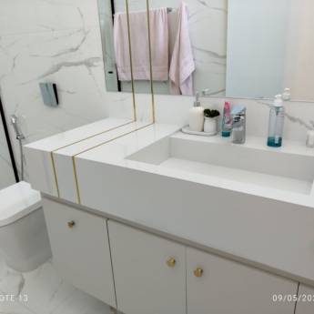 Comprar o produto de Lavatório em Porcelanato: Elegância e Durabilidade para seu Banheiro em Adamantina em Porcelanatos em Adamantina, SP por Solutudo Comprar o produto de Lavatório em Porcelanato: Elegância e Durabilidade para seu Banheiro em Adamantina em Porcelanatos em Adamantina, SP por Solutudo