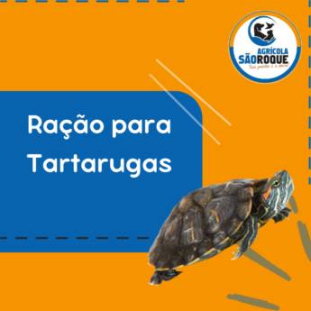 Comprar o produto de Ração para Tartaruga em Casas de Ração pela empresa Agrícola São Roque em Itapetininga, SP por Solutudo
