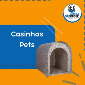 Comprar o produto de Casinha para Cachorro e Gato  em Pet Shop pela empresa Agrícola São Roque em Itapetininga, SP por Solutudo