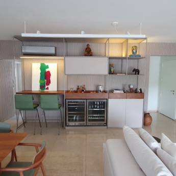 Comprar o produto de Estante Metálica - Elegância Industrial com Toque Natural - Guarulhos em Móveis Planejados - Marcenarias em Guarulhos, SP por Solutudo Comprar o produto de Estante Metálica - Elegância Industrial com Toque Natural - Guarulhos em Móveis Planejados - Marcenarias em Guarulhos, SP por Solutudo