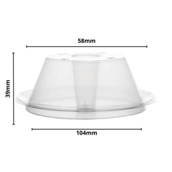 Comprar o produto de Forma para Pudim Descartável 150ml PW-33 - Praticidade - Rio de Janeiro em Representações Comerciais em Rio de Janeiro, RJ por Solutudo