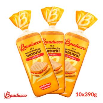 Comprar o produto de Pão de Forma Bauducco Tradicional 390g - Sabor Artesanal - Rio de Janeiro em Representações Comerciais em Rio de Janeiro, RJ por Solutudo