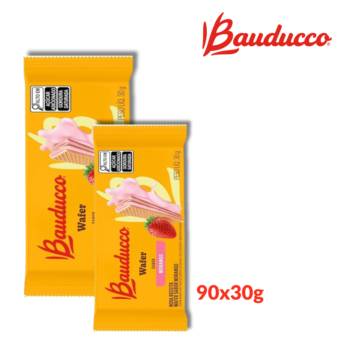 Comprar o produto de Wafer Bauducco Morango 30g - Sabor Crocante - São Paulo em Representações Comerciais em Rio de Janeiro, RJ por Solutudo