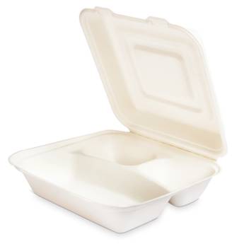 Comprar o produto de Lancheira Biodegradável com 3 Divisórias - Sustentabilidade e Praticidade em Representações Comerciais em Rio de Janeiro, RJ por Solutudo