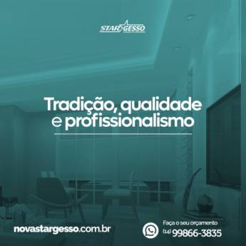 Comprar o produto de Forro de Gesso Estruturado - Elegância Duradoura em Barra Bonita em Gesso em Barra Bonita, SP por Solutudo