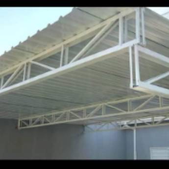 Comprar o produto de Cobertura de Garagem Metálica em Serralherias - Estruturas pela empresa Art inox Botucatu em Botucatu, SP por Solutudo