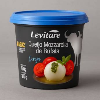 Comprar o produto de Queijo Mozzarella de búfala cereja em Mercearias em Mineiros, GO por Solutudo