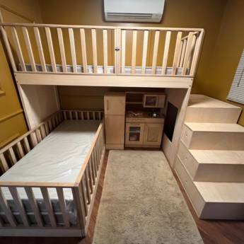 Comprar o produto de Quarto Mezanino a partir de R$8.000 - Versatilidade e Conforto - São Paulo em Móveis Planejados - Marcenarias em São Paulo, SP por Solutudo