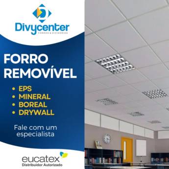 Comprar o produto de Forro Removível EPS: Eficiência e Estética em Passo Fundo/RS em Forros e Divisórias em Passo Fundo, RS por Solutudo