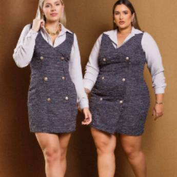 Comprar o produto de VESTIDO TWEED em Roupas Femininas em Americana, SP por Solutudo