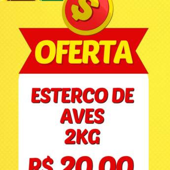 Comprar o produto de Esterco de Aves 2kg R$20,00 em Floriculturas em São Paulo, SP por Solutudo