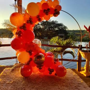 Comprar o produto de Guirlanda Orgânica no Aro  em Balões personalizados em Mineiros, GO por Solutudo