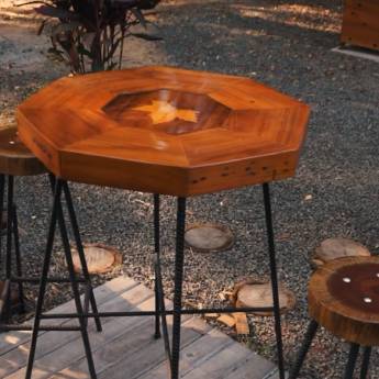 Comprar o produto de Mesa para Área Externa em Madeira Rústica em Bauru em Marcenaria em Bauru, SP por Solutudo Comprar o produto de Mesa para Área Externa em Madeira Rústica em Bauru em Marcenaria em Bauru, SP por Solutudo