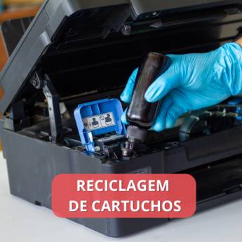 Comprar o produto de Reciclagem de cartuchos de tinta em Cartuchos em Itapetininga, SP por Solutudo