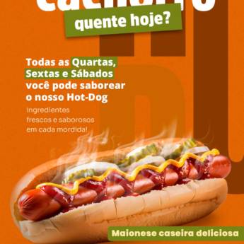 Comprar o produto de Vai um Cachorro Quente hoje?? em Lanches em Leopoldina, MG por Solutudo