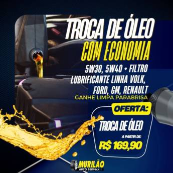 Comprar o produto de Troca de Óleo com Economia - Teresina em Oficinas Mecânicas para Carros em Teresina, PI por Solutudo