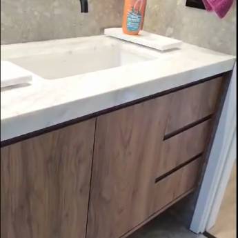 Comprar o produto de Projeto de Banheiro Planejado realizado em Osasco em Móveis Planejados - Marcenarias em Osasco, SP por Solutudo