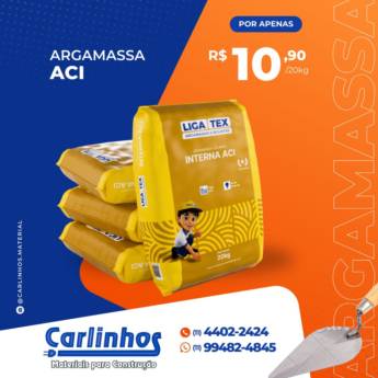 Comprar o produto de Argamassa ACI • R$10,90 em Ofertas em Atibaia, SP por Solutudo Comprar o produto de Argamassa ACI • R$10,90 em Ofertas em Atibaia, SP por Solutudo