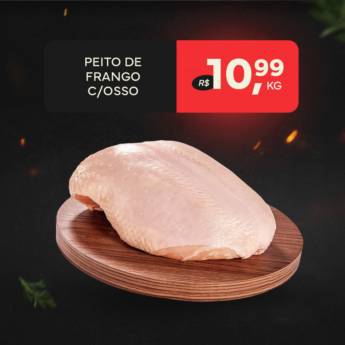 Comprar o produto de Peito de Frango com osso  em Açougues em Botucatu, SP por Solutudo