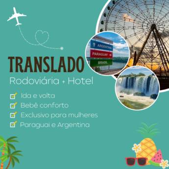 Comprar o produto de Transfer Rodoviária + Hotel em Viagens e Turismo em Foz do Iguaçu, PR por Solutudo
