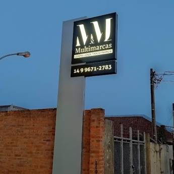 Comprar o produto de Totem em ACM em Comunicação Visual em Botucatu, SP por Solutudo